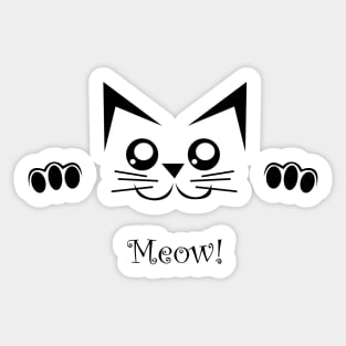 Cute Cat | meow! Sticker